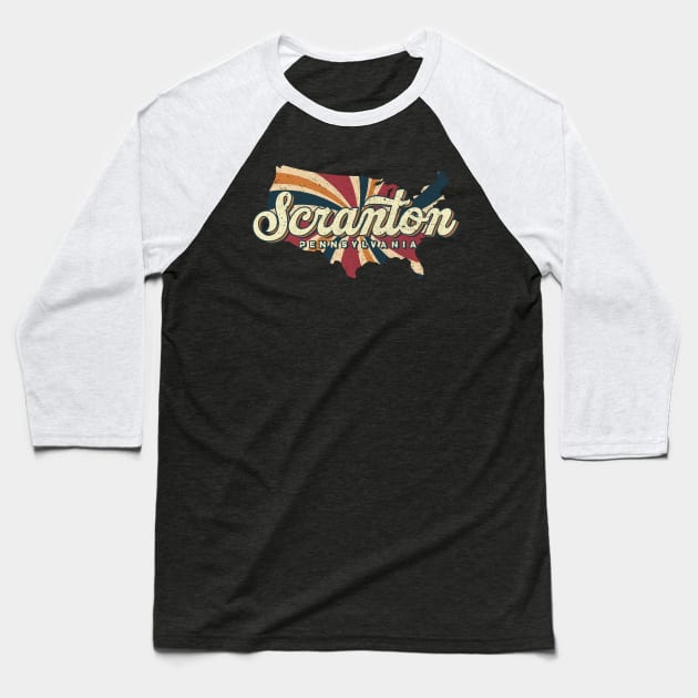 Scranton Pennsylvania hometown Baseball T-Shirt by SerenityByAlex